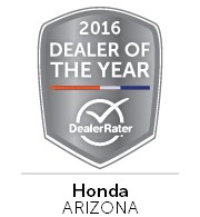 Arrowhead Honda 2016 Dealer of the Year
