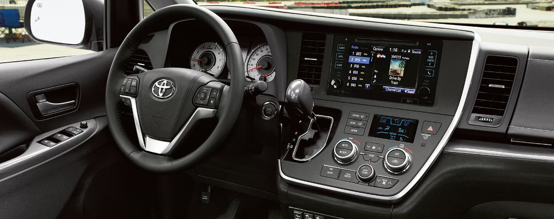 2017 Toyota Sienna Review Braintree Ma 2017 Toyota Sienna Interior Console