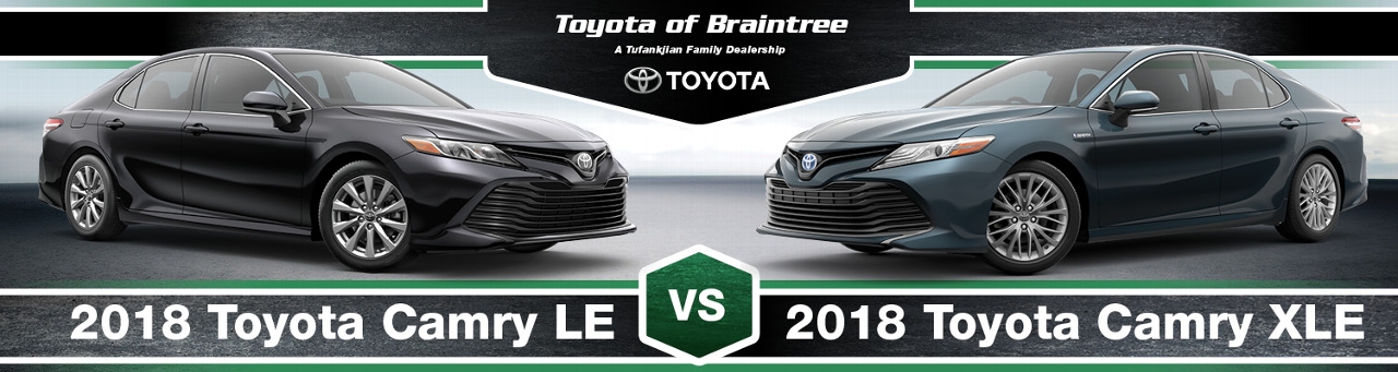 2018 Toyota Camry Le Vs Xle Braintree Ma 2018 Toyota Camry Le Vs Xle Trims
