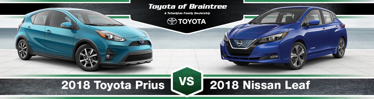 2018 Toyota Prius Vs Nissan Leaf Braintree Ma 2018 Toyota Prius Vs Nissan Leaf