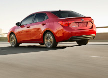 2019 Toyota Corolla on road