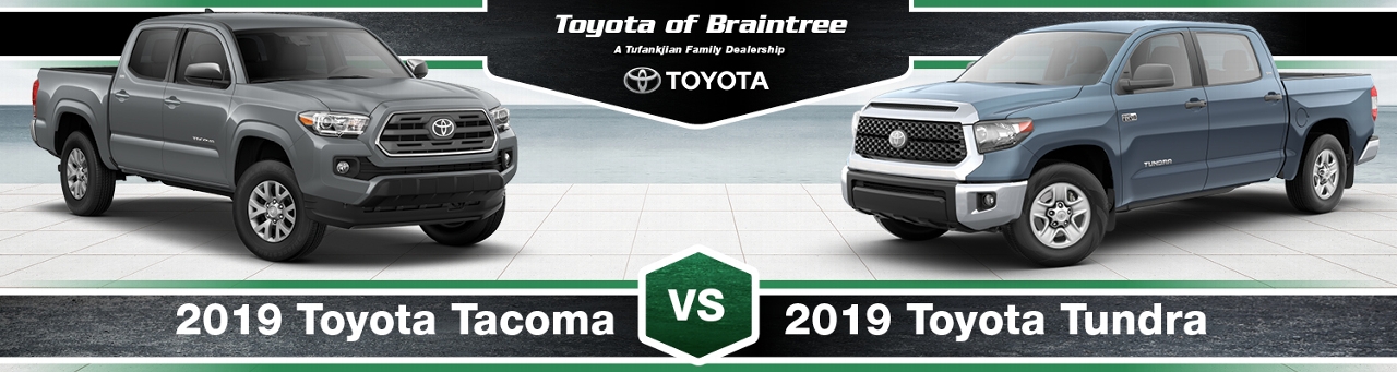 2019 Toyota Tacoma Vs Tundra Similarities Differences Specs