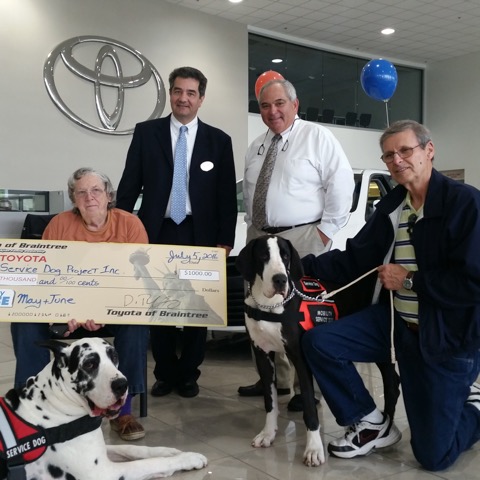 Service Dog Project Inc. Charity Winner