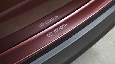 Toyota rear bumper applique