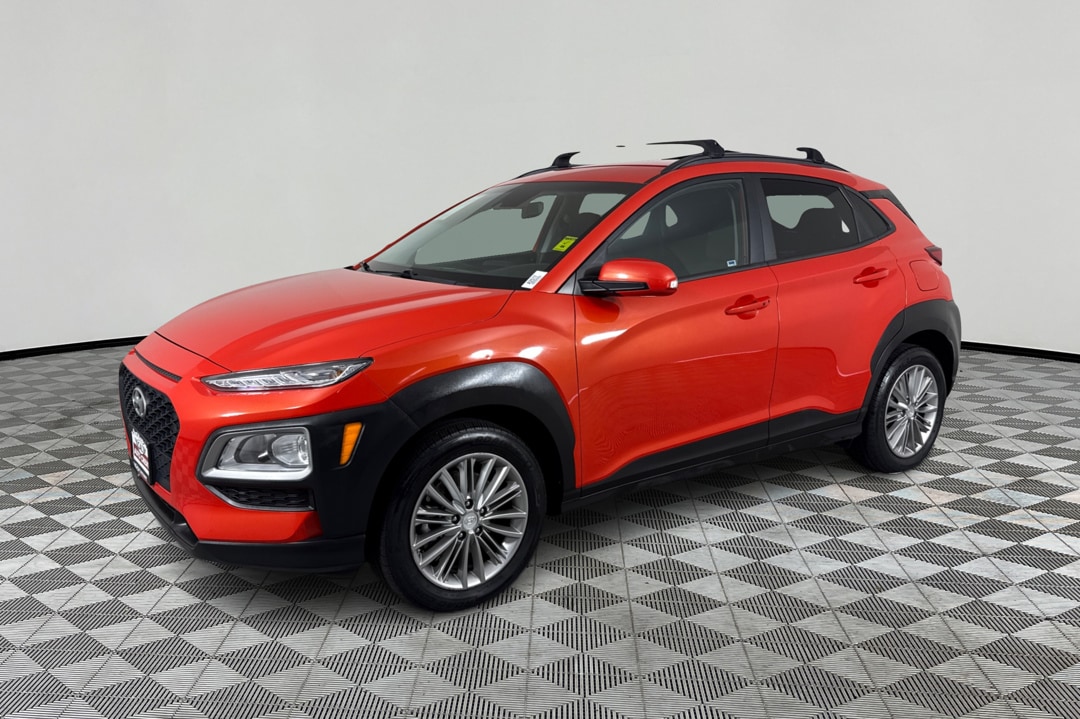 Sunset Orange 2020 Hyundai Kona SUV / Crossover All-Wheel Drive 6-Speed Automatic