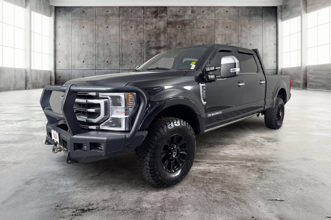 Agate Black Metallic 2020 Ford F-350 Super Duty Pickup Truck Four-Wheel Drive 10-Speed Automatic