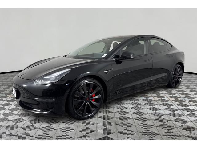 Black 2020 Tesla Model 3 Performance AWD Sedan All-Wheel Drive 1-Speed Dual Clutch