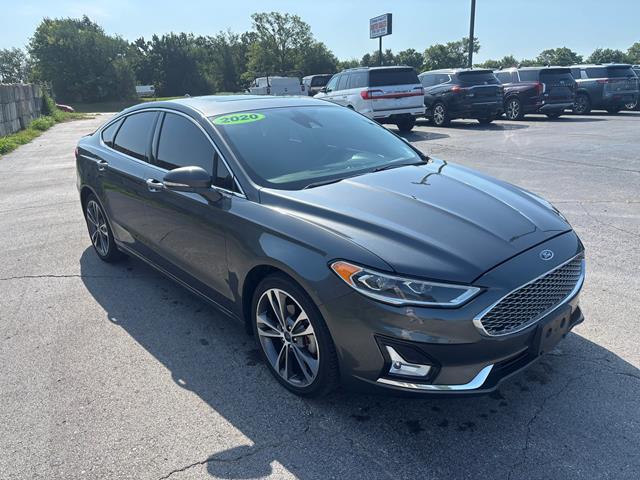 Gray 2020 Ford Fusion Sedan All-Wheel Drive Automatic