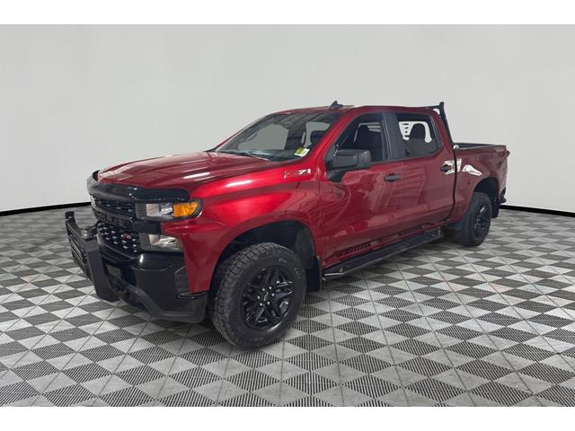 Cherry Red Tintcoat 2021 Chevrolet Silverado 1500 Custom Trail Boss Crew Cab 4WD Pickup Truck Four-Wheel Drive 10-Speed Automatic