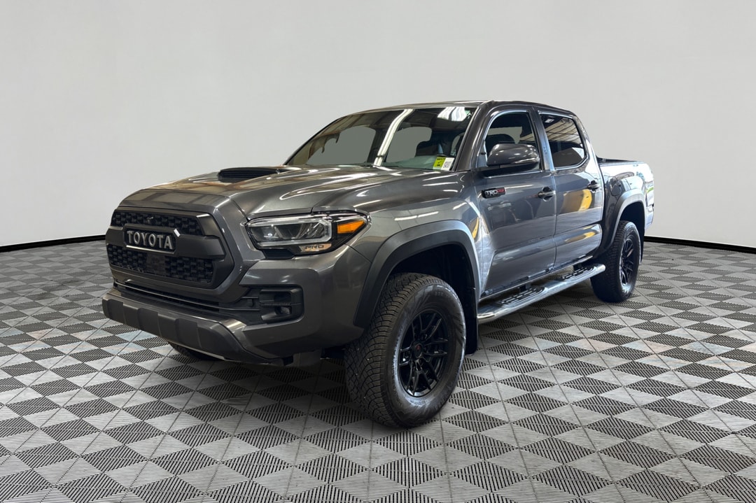 Gray 2020 Toyota Tacoma TRD Pro Double Cab 4WD Pickup Truck Four-Wheel Drive 6-Speed Automatic