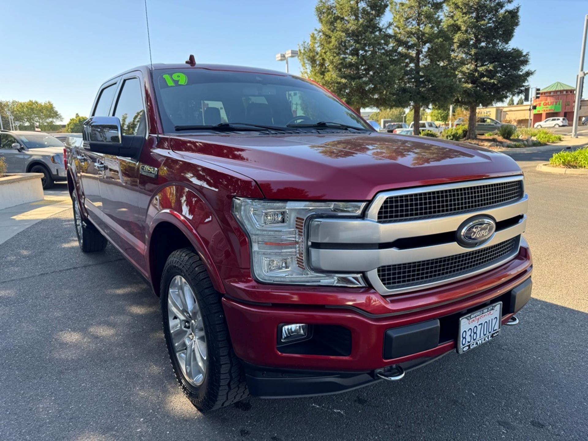 Used 2019 Ford F-150 Platinum with VIN 1FTEW1E47KFB90773 for sale in Yuba City, CA