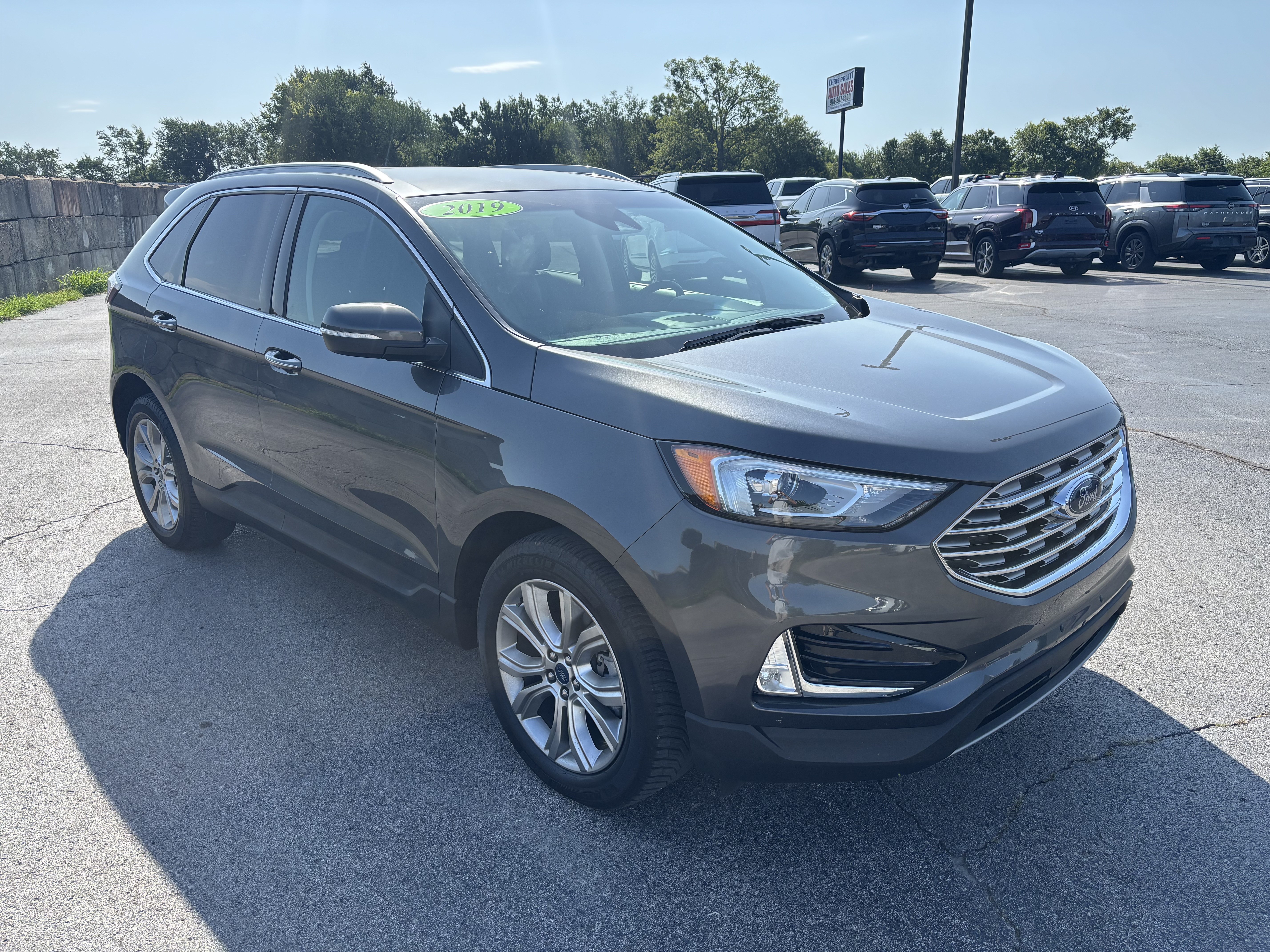 Black 2019 Ford Edge SUV / Crossover All-Wheel Drive Automatic