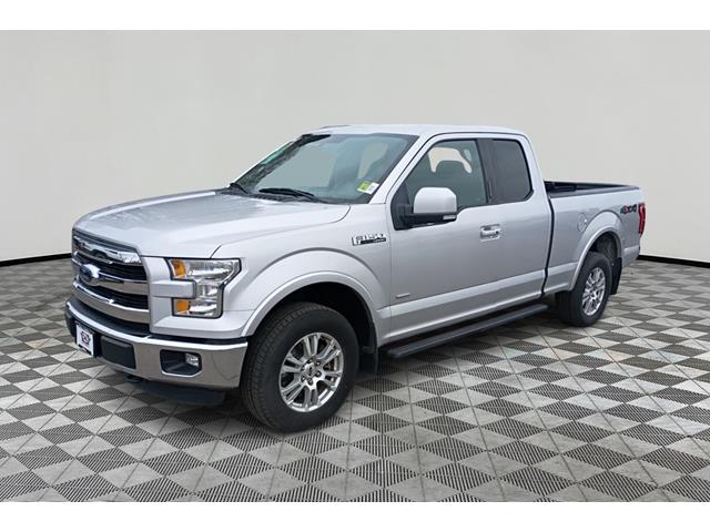 Ingot Silver Metallic 2015 Ford F-150 Lariat SuperCab 4WD Pickup Truck Four-Wheel Drive 6-Speed Automatic