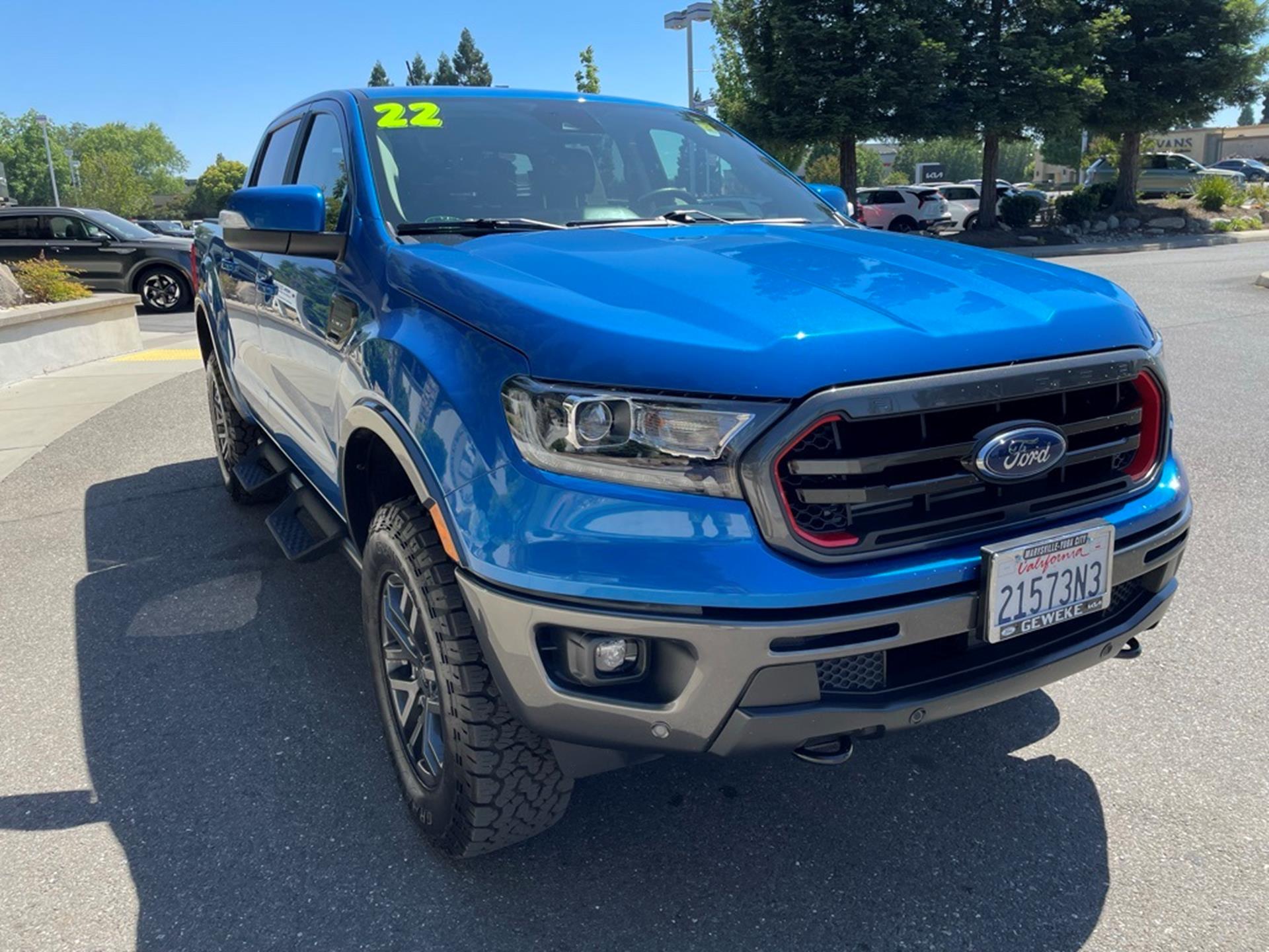 Used 2022 Ford Ranger Lariat with VIN 1FTER4FH4NLD34327 for sale in Yuba City, CA