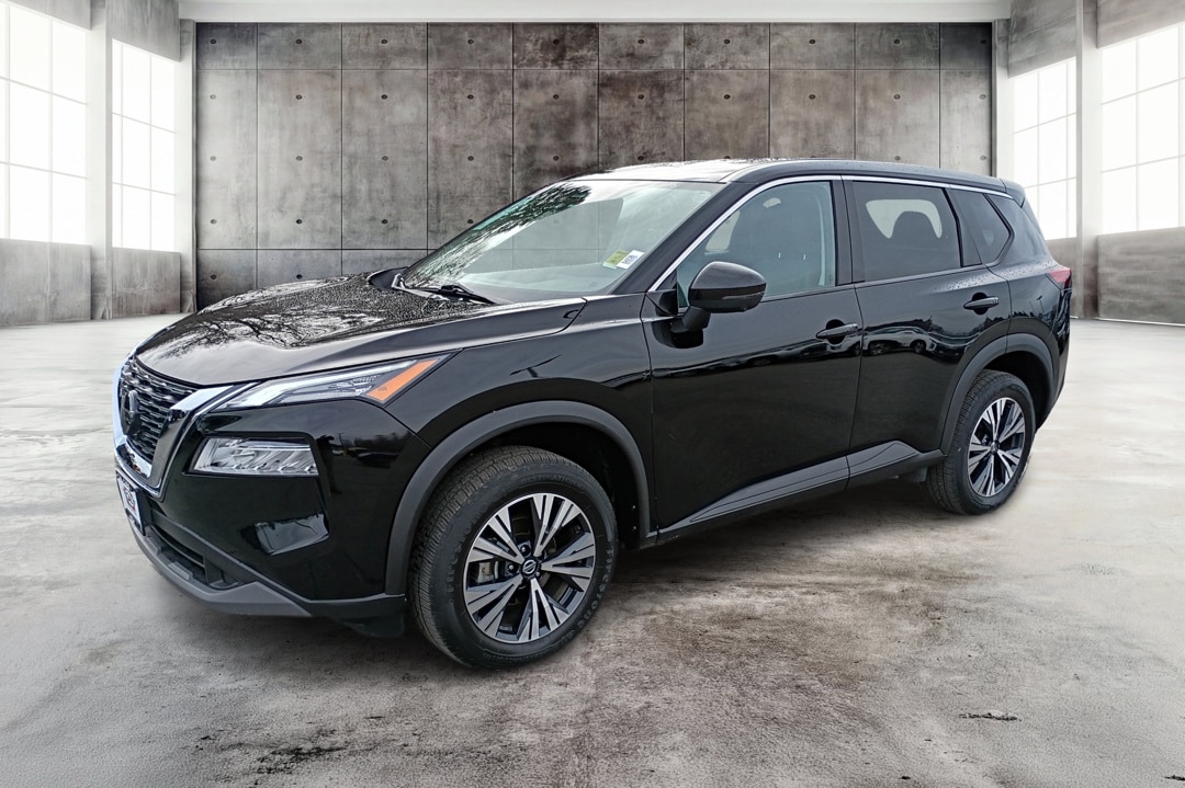 Super Black 2021 Nissan Rogue SUV / Crossover All-Wheel Drive Continuously Variable Transmission