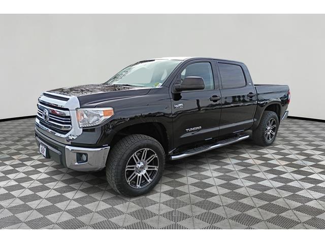 Black 2017 Toyota Tundra SR5 CrewMax 5.7L 4WD Pickup Truck Four-Wheel Drive 6-Speed Automatic