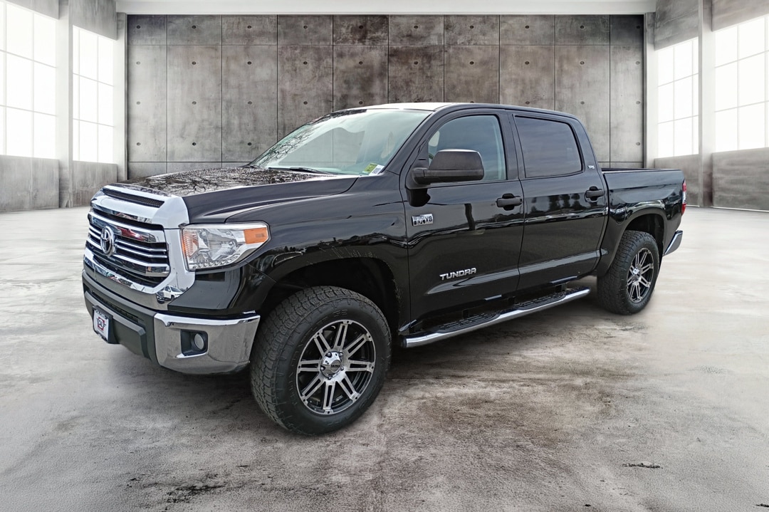 Black 2017 Toyota Tundra Pickup Truck Four-Wheel Drive 6-Speed Automatic