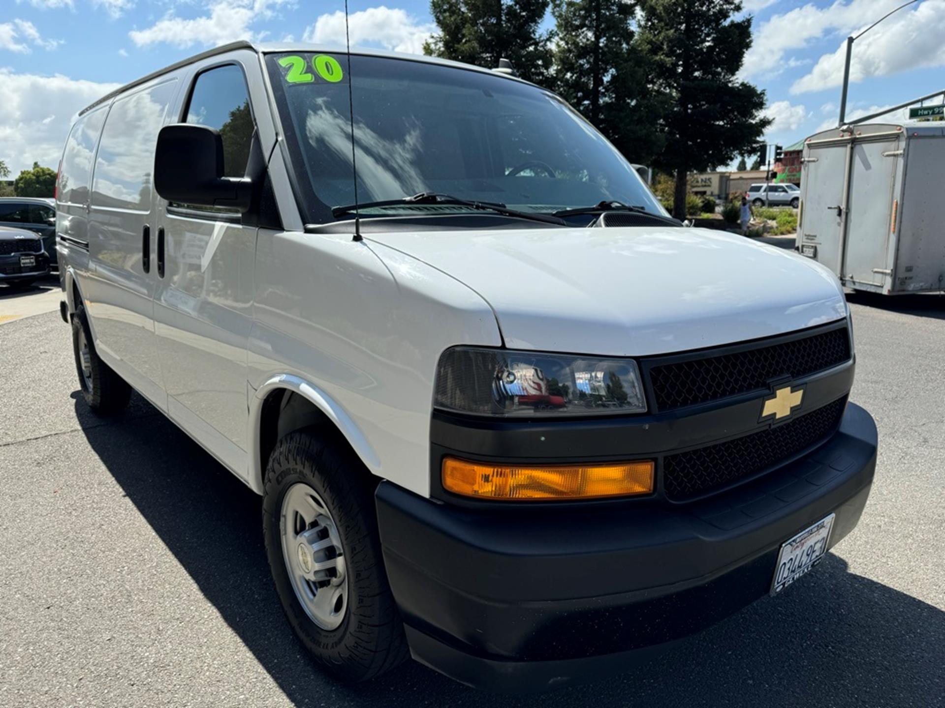 Used 2020 Chevrolet Express Cargo Work Van with VIN 1GCWGAFG3L1274369 for sale in Yuba City, CA