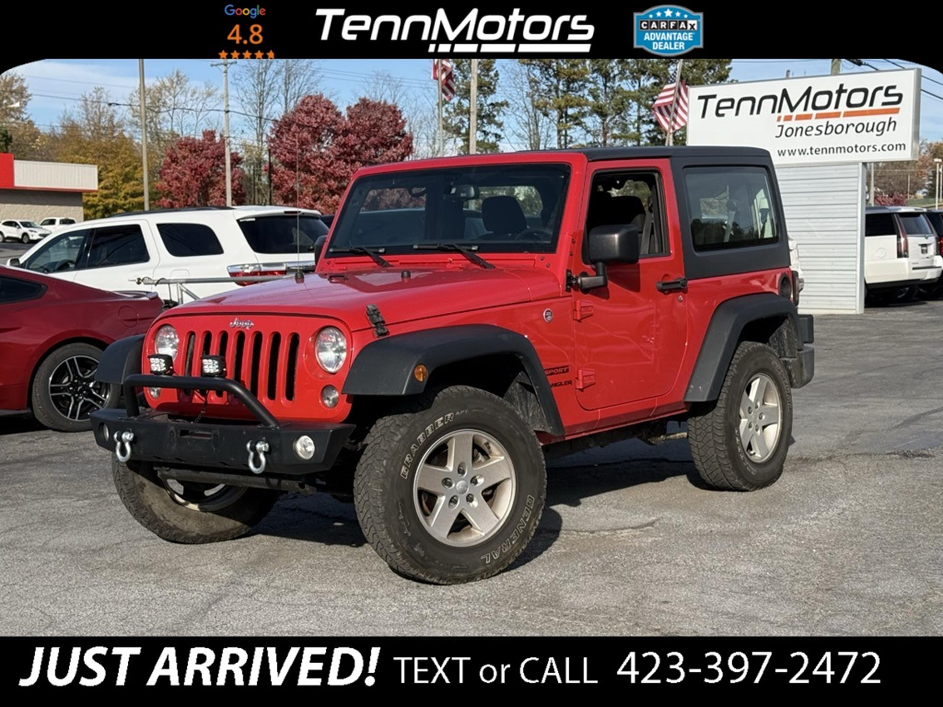 2016 Jeep Wrangler Sport S
