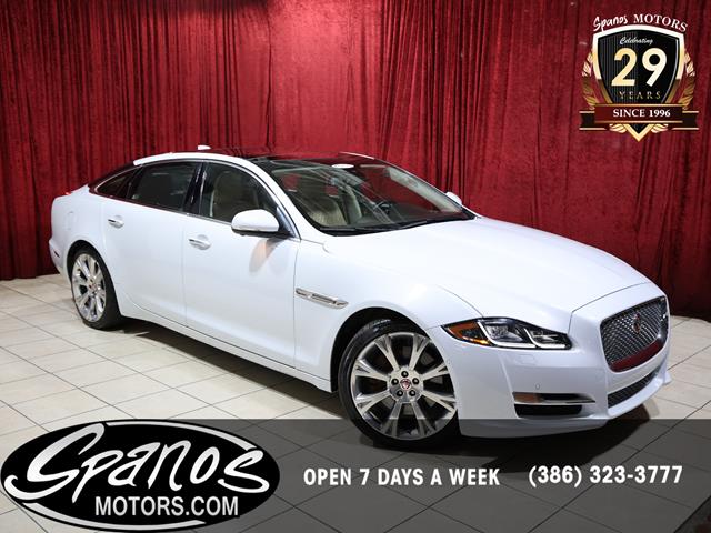 Black 2017 Jaguar XJ-Series XJL Portfolio RWD Sedan Rear-Wheel Drive 8-Speed Automatic