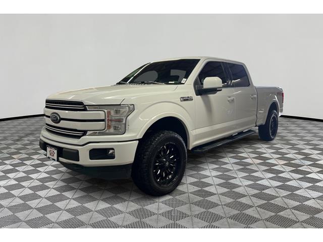 Oxford White 2019 Ford F-150 Lariat SuperCrew 4WD Pickup Truck Four-Wheel Drive 10-Speed Automatic